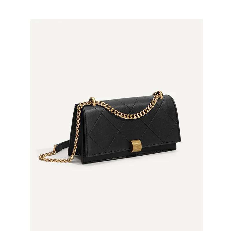 Designer Bag Korean Popular For Women's Summer 2024 Retro Chain Shoulder Underarm Crossbody Bag Women Leather Handbags Money Purse