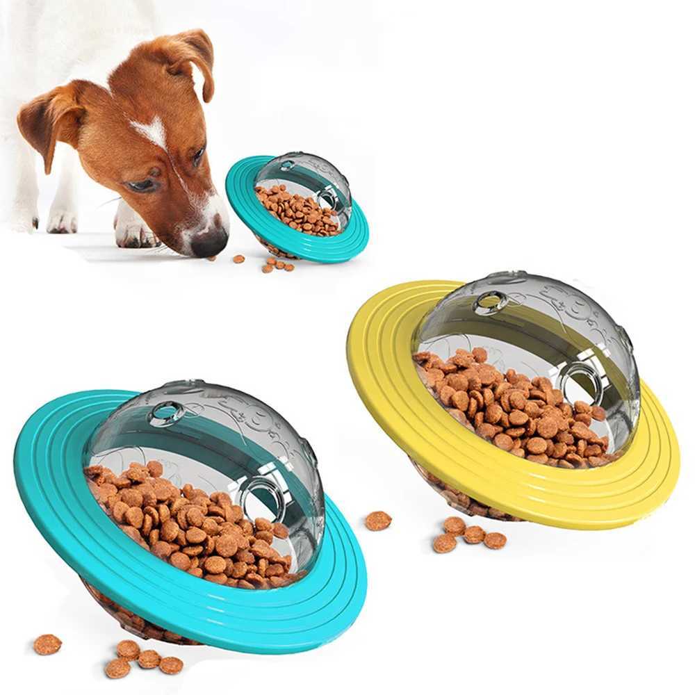 High Quality Dog interactive food spill dispenser for small and large dogs treatment ball to improve intelligence training toy for small dogs slow foo
