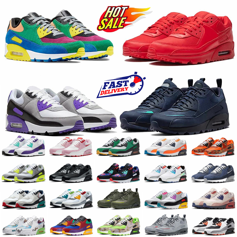 designer shoes 90s running sneakers for men women Lace-Up Khaki brown Desert Midnight Navy Triple Black White Speed Red outdoor sports mens trainers sneaker 36-45