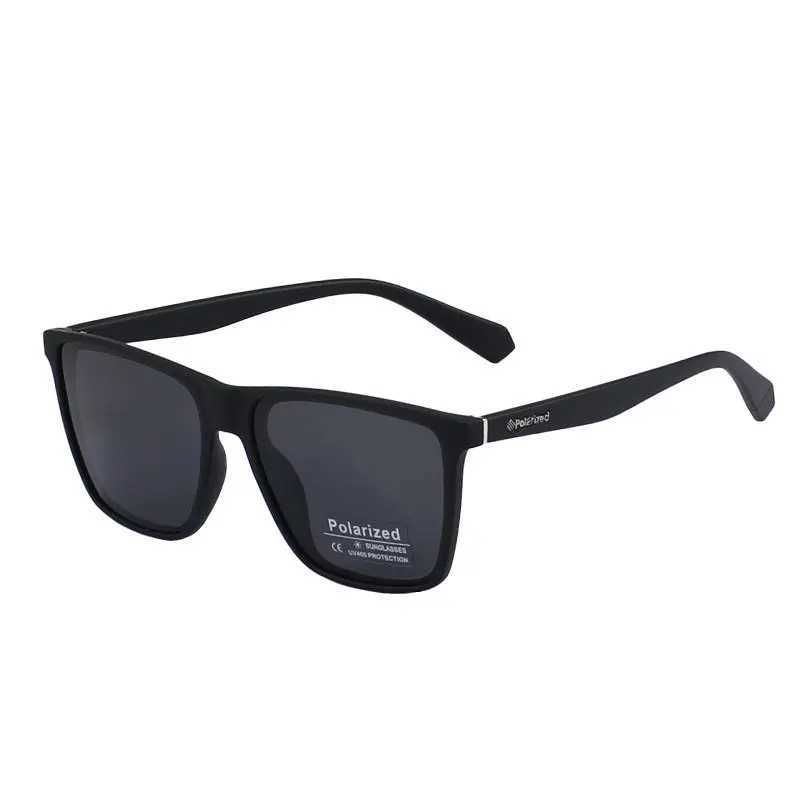 New Style Polarized Sunglasses Men Fashion Unisex Sports Business Black Sun Glasses Sun Protection UV400 Driving Sunshade Women Z250411