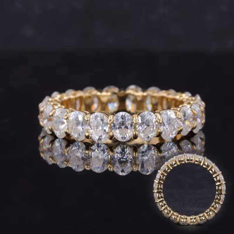 Starsgem Wedding Jewelry Rings Women Bands Moissanite Luxury Designer Wedding Rings for Women