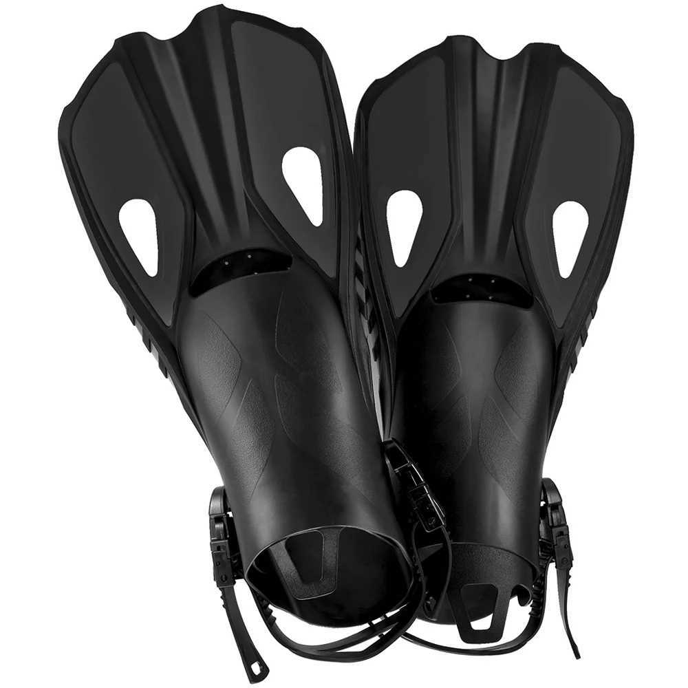 Professional scuba diving fins adult adjustable swimming shoes silicone long diving shoes single fin diving shoesY250412