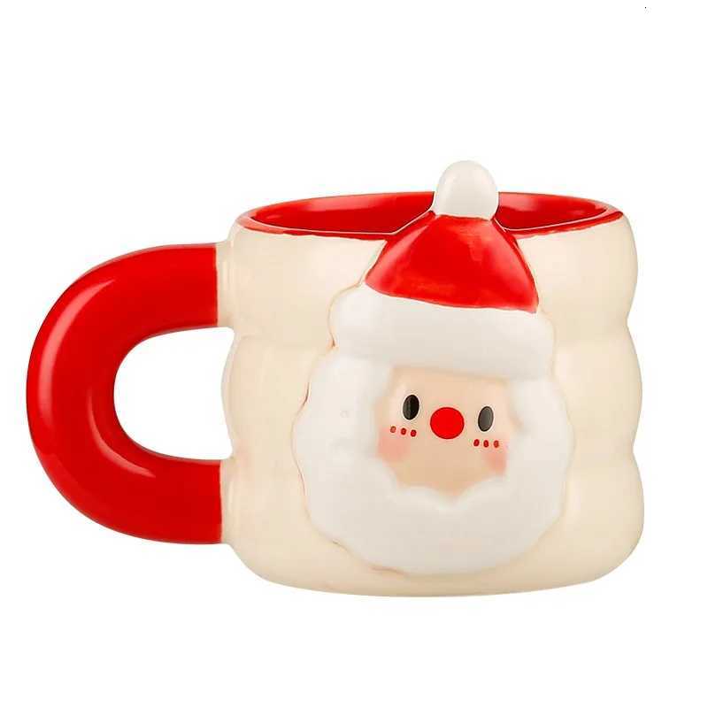 Christmas 1pc Creative Ceramic Christmas Mugs Plenty of Christmas Gifts for Couples High-value Drinking Utensils Y251112