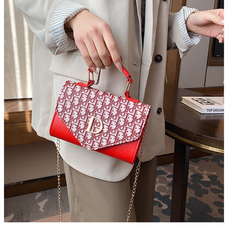 Fashionable leisure cross body bag single shoulder bag all-match chain, Korean version small square bag women's bag new style
