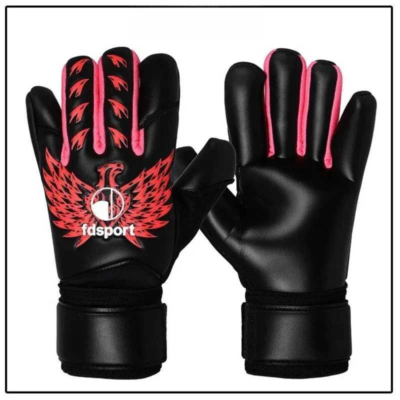 Flying Shield Football Goalkeeper Full Latex Gloves for Children and Adults Games Royal Series 20 Wear-resistantW251112