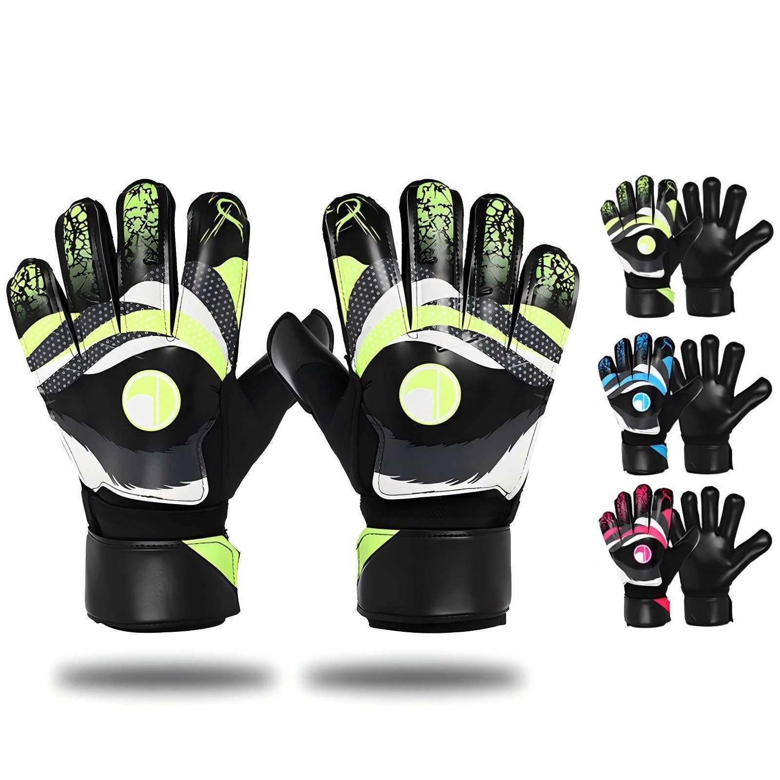 Football goalkeeper gloves suitable for teenagers adults and children professional football gloves strong grip finger protectionXJ250412
