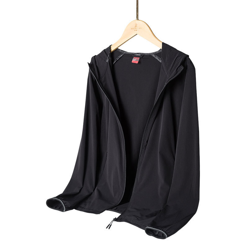 Upf40 Outdoor Windbreaker Summer Sunscreen Shirt Mens and Womens Skin Clothes Waterproof Jacket Coat Summer Ice Silk Sunscreen Clothing