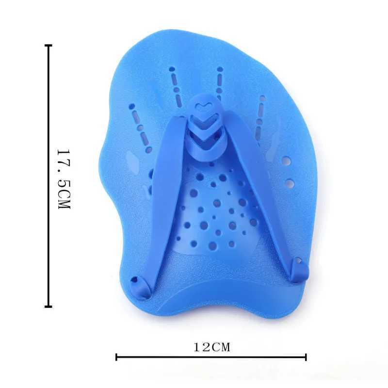 Swimming Pool Exercise Finger Professional Training Hand Mesh Gloves Silicone Swimming Finger Flip Mens Childrens Paddle EquipmentY250412
