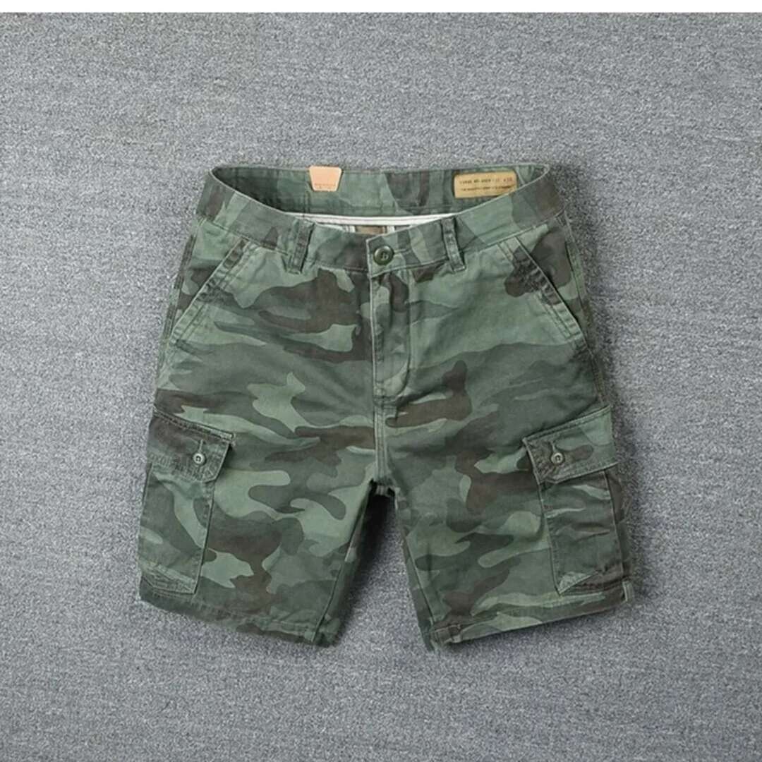 for Men Summer Casual Shorts Mens Brand Short New 4 pocekts Multi-pocket Camouflage Cargo Pants Man