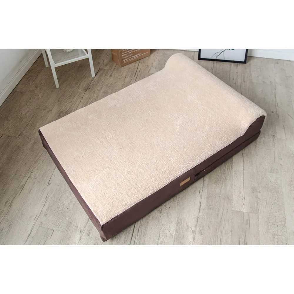 7-inch thick memory foam pet bed with removable cover and no waterproof lining X250412