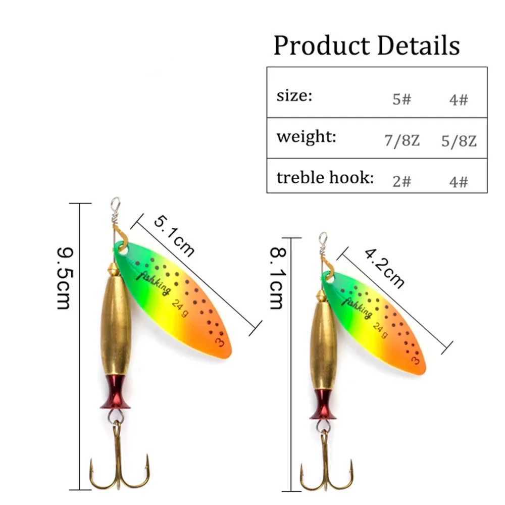 NGB Spinner Bait 18g-24g Fishing Lure Spoon Saltwater Lure Accessories Treble Hook Metal Hard Lure Wobblers Tackle Z250411