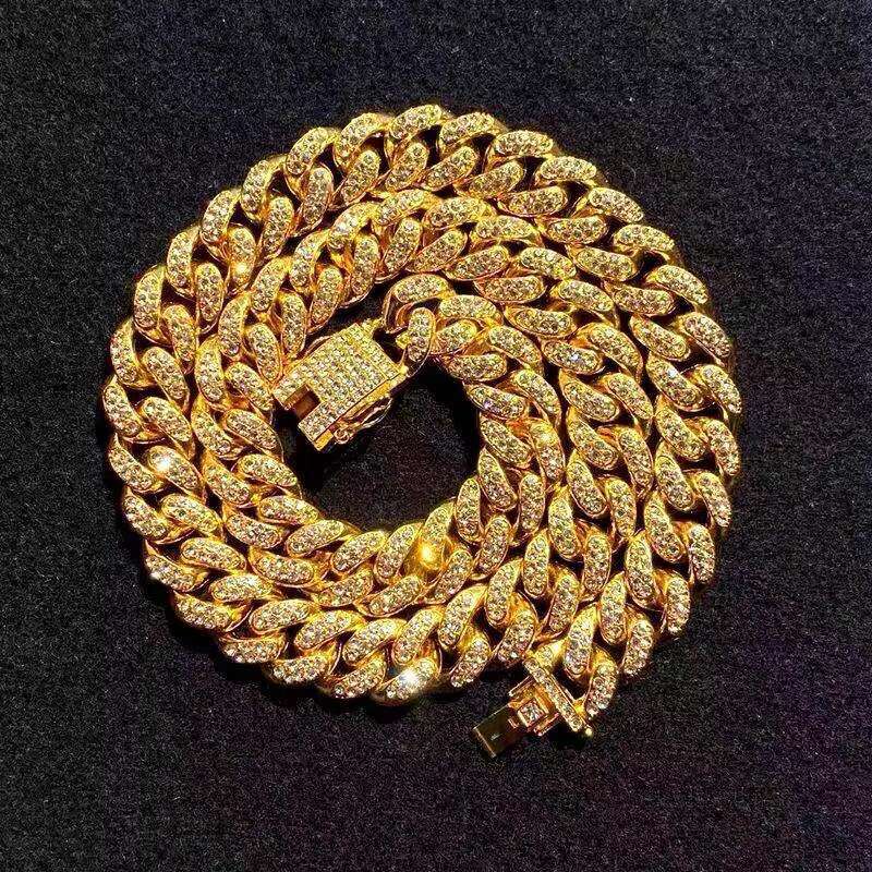 Sample Men's Jewelry Cadena Cuba Ice CZ Hip Hop Cuban Necklace