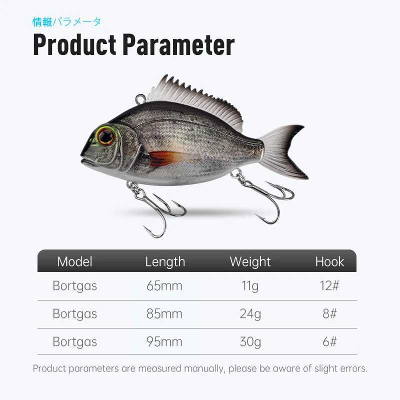 LEYDUN VIB Soft Swimbait Fishing Lures 11g 24g 30g Lifelike design Dynamic Vibration Sinking Winter Sea Fishing Baits Wobbler Z250411
