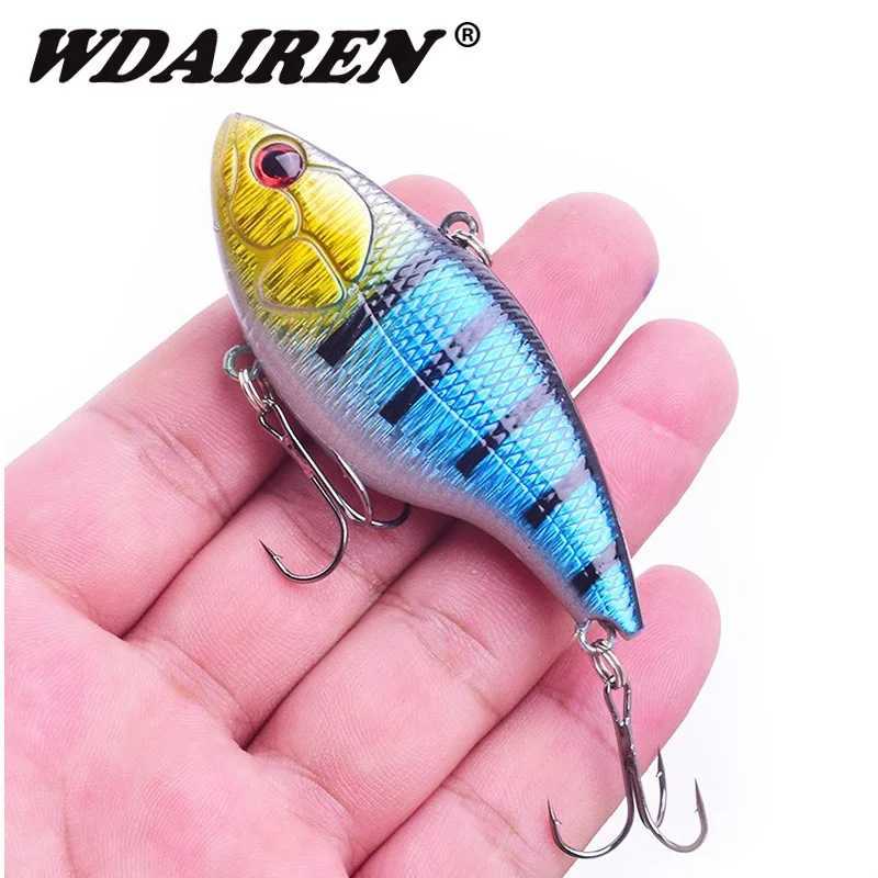 1Pcs Sinking VIB vibration ice fishing Wobblers Lure 7.5cm 18g winter hard bait Crankbait carp leurre pesca fishing Tackle Z250411