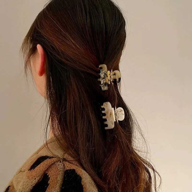 5.5cm long acetate hair clip suitable for girls sweet colored hair clip crab clip bucket fashionable headwear Y2504012