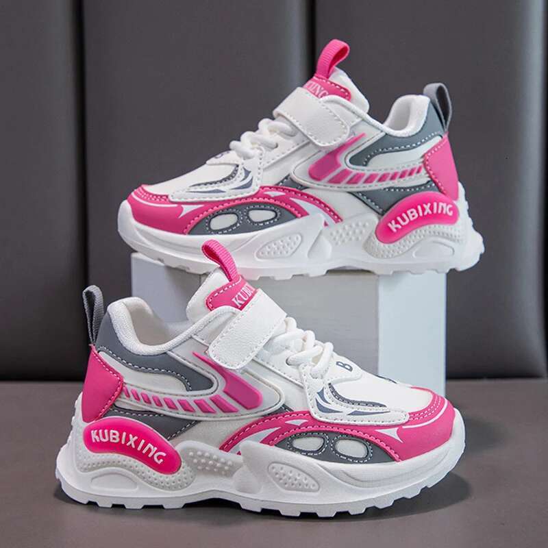 2025 New Children's Trainer Cute Leather School Thick Designer Fashion Sports Shoes for Girls