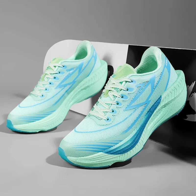 Mens Carbon Plate Running Shoes Womens Supercritical E-TPU Cushioning Jogging Shoes Lightweight and Comfortable Sports ShoesC250411