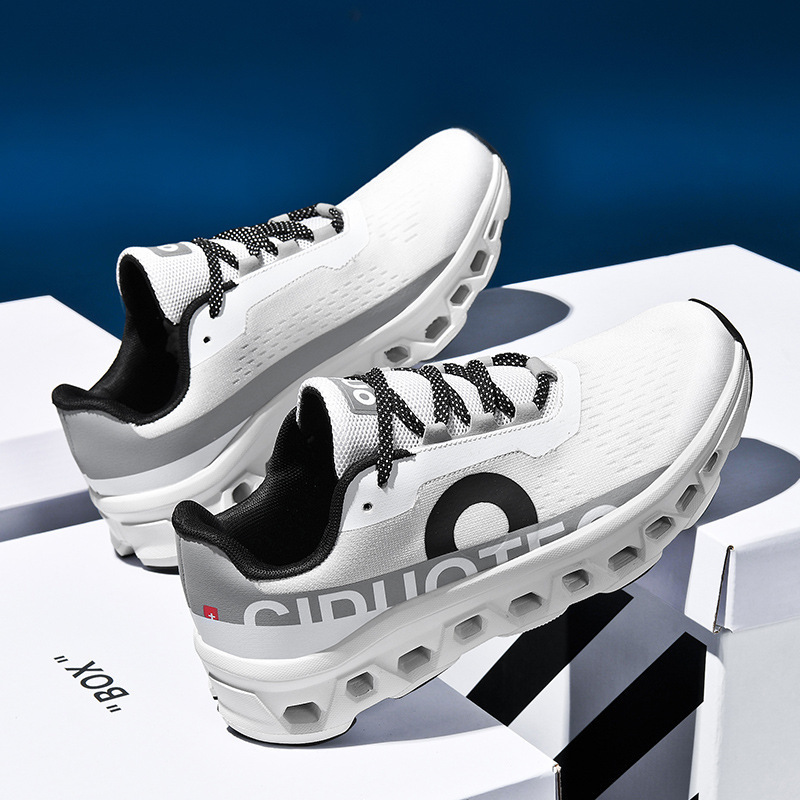 designer shoes new Men's shoes, breathable shock-absorbing wear-resistant sports running shoes fashionable niche lightweight and casual large-siz
