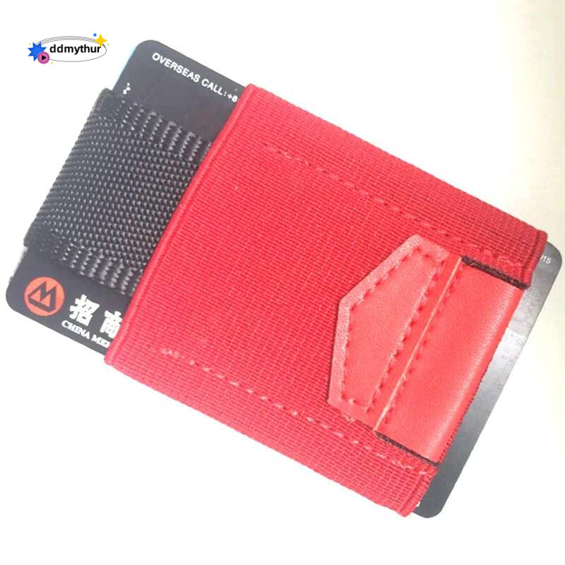 Minimalist Super Slim Wallet Holder Credit Card Case Coins Purse for Women Pocket Magic Elastic Men Wallets ddmythur