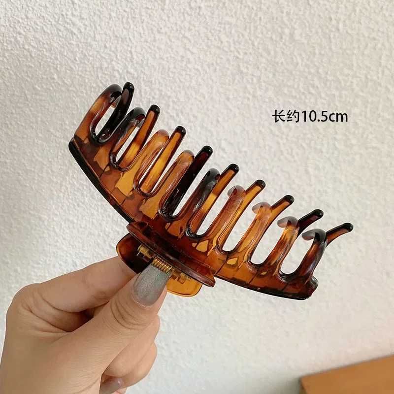 New womens oversized hair clip crab bucket girls ponytail hair clip shower clip fashionable hair accessory gift headwear Y2504012