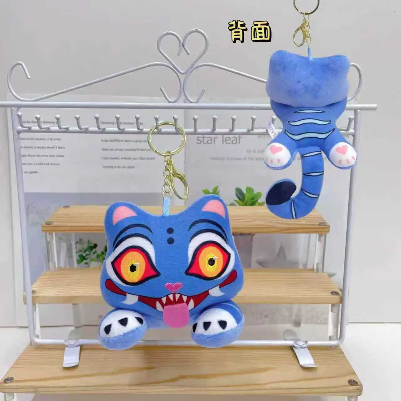 Anime Kpop Demons Hunters Plush Keychain Rumi Mira Zoey Figure Pendant Car Keychain Cute Purple Tiger Doll K Pop For Fans Gift Z251111