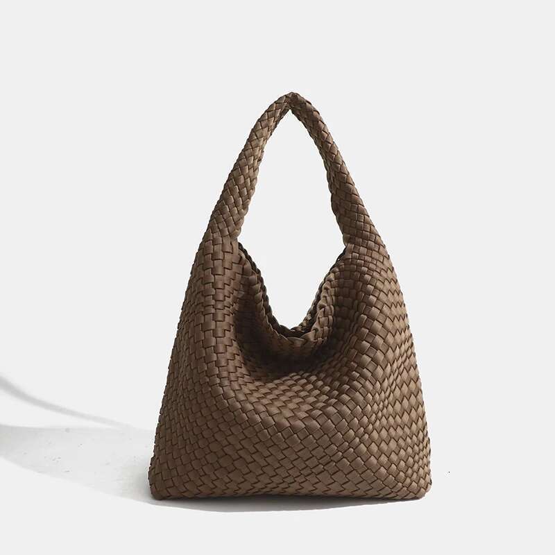 New Handbag Women's Shoulder Most Popular In 2024 Large Volume Nylon Pure Handmade Woven Bag For Women Shoulder Bags