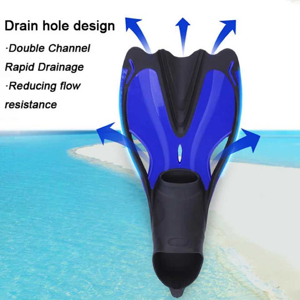 New adult and childrens diving lapels swimming fins adult inflatable foot lapelsY250412