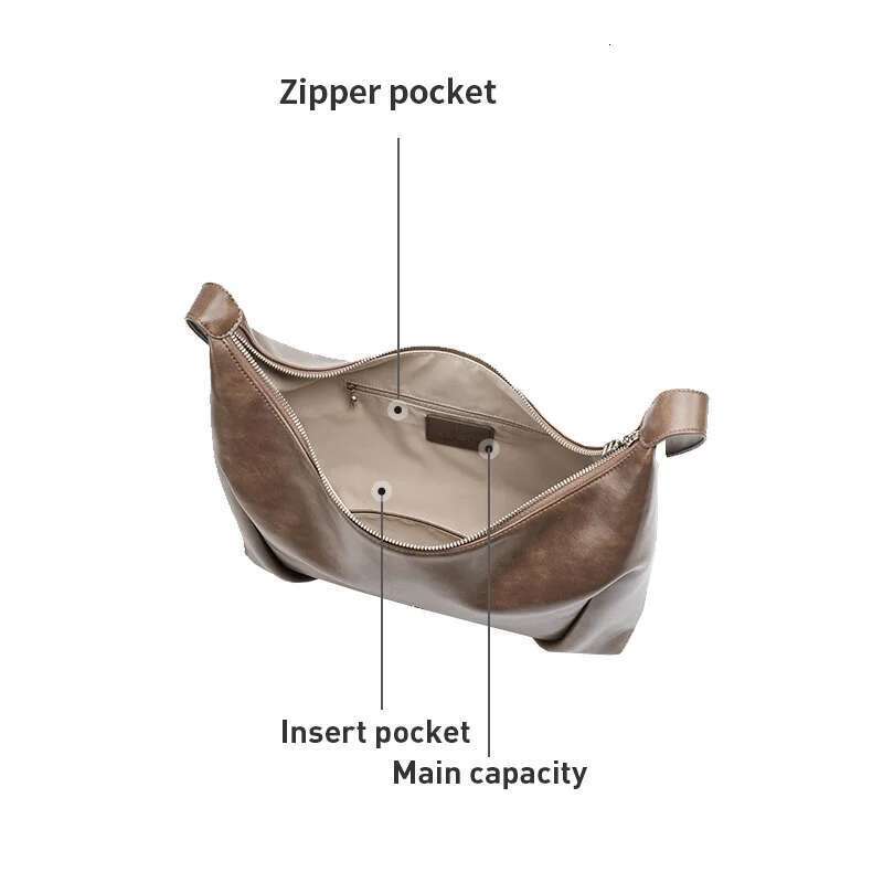 LA FESTIN Original Women's Shoulder 2025 New Designer Bags Ladies Leather Bag Large Capacity Handbags Women