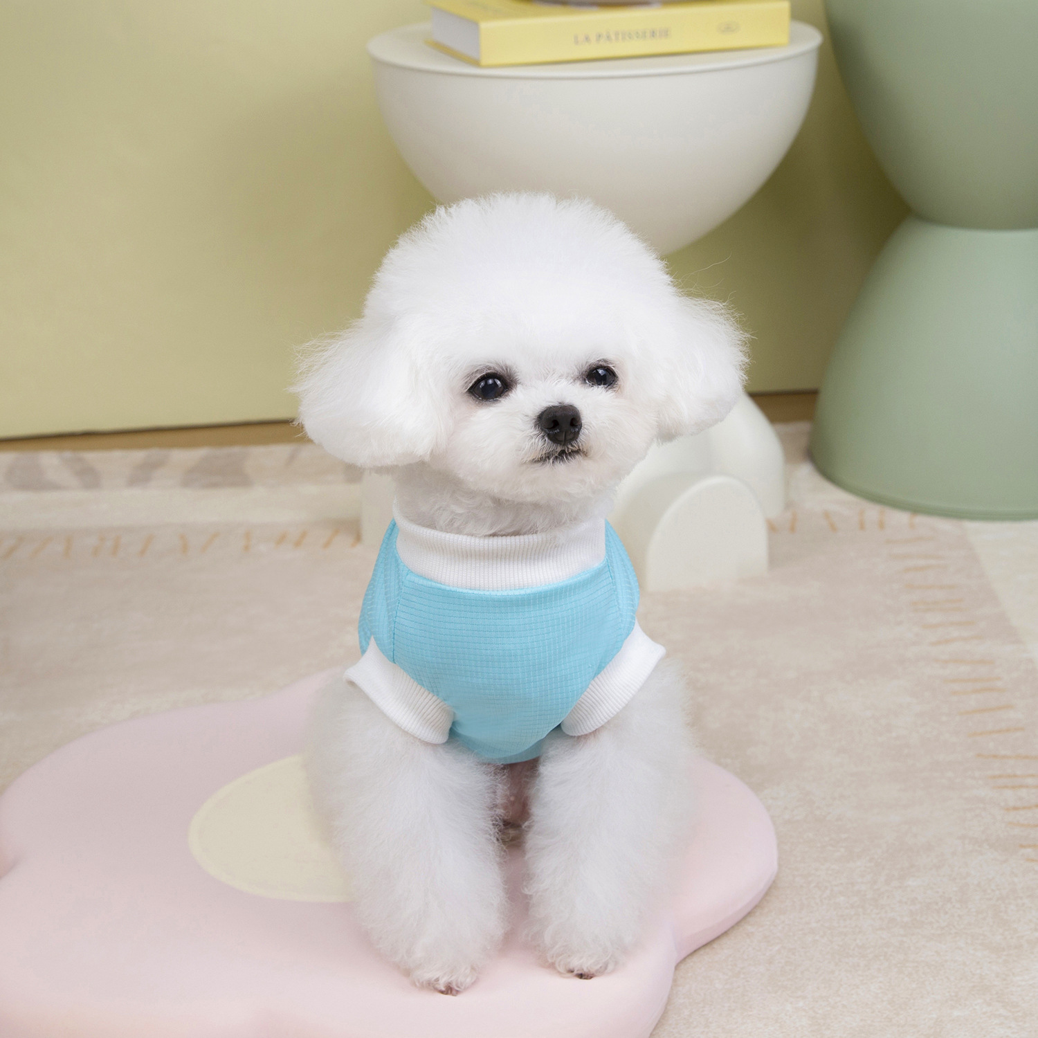 Dogs Shirt for Small Dogs Quick Dry Lightweight Dog T-Shirts, Sleeveless Vest Dog Clothes Cute Crocodile Pattern Great for Summer, Cool Breathable Dog