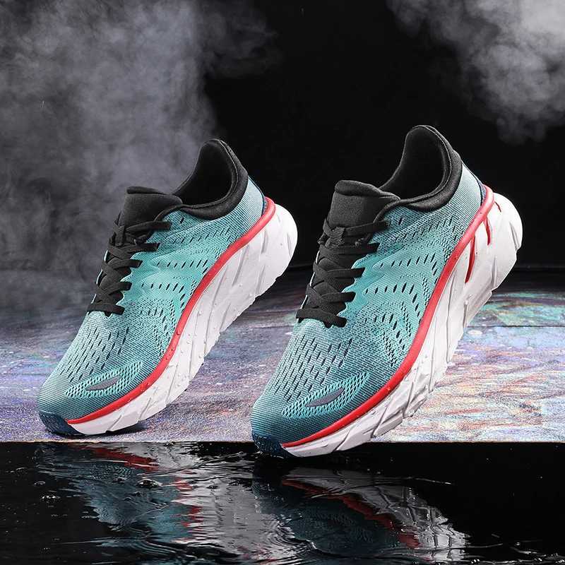 NEW Men Sports Running Shoes Casual Marathon Breathable Lightweight Wens Cfortable Athletic Nonskid Walking Sneakers Z250411