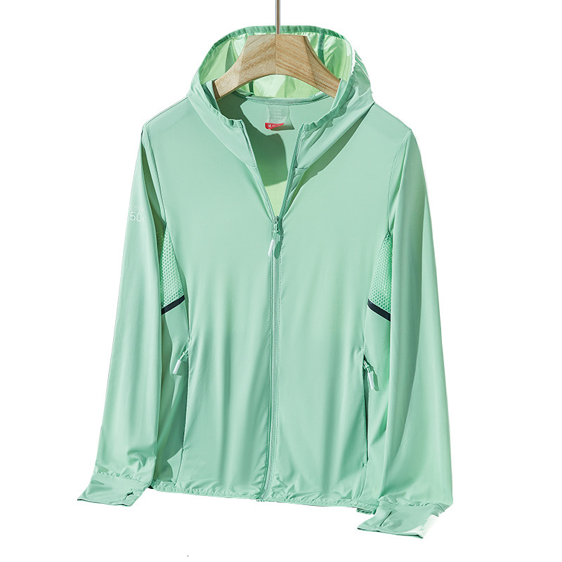 Outdoor Skin Clothes Mens and Womens Mesh Breathable Sunscreen Clothes Windbreaker Coat Upf50 Uv Protection Sunscreen Shirt Summer