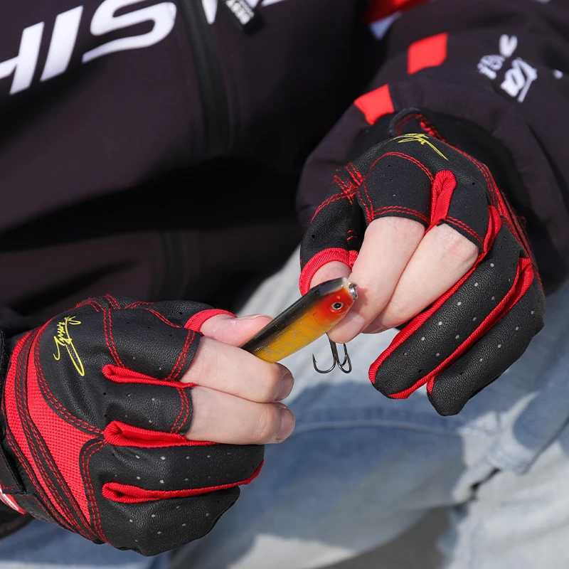 HISTAR Drying Quickly 3D Design Anti-Slippery Abrasion Resistance Hot Selling Imported Fabric La Shirley Fishing GloveC250412