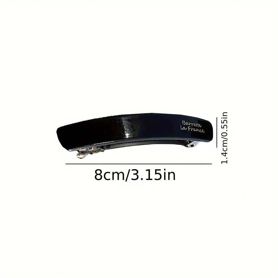 Acetate hair clip elegant hair clip colorful geometric bucket womens hair clip Y2504012
