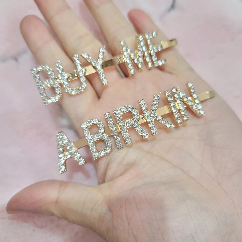 The Crystal Word hair clip set bought me a bicycle and key 250410