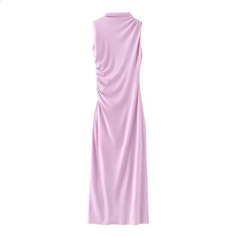summer streetwear with multi-color pleated embroidery tight fitting dresses womens folding party dresses 250408