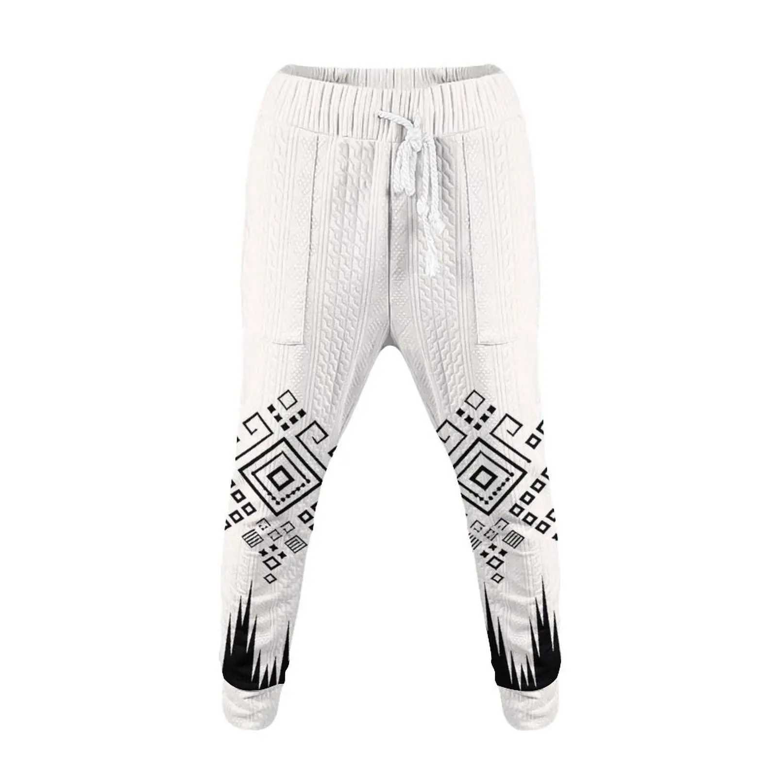 2024 new autumn mens loose casual sportswear high-quality jacquard V-neck long sleeved mens two-piece mens setXJ250412