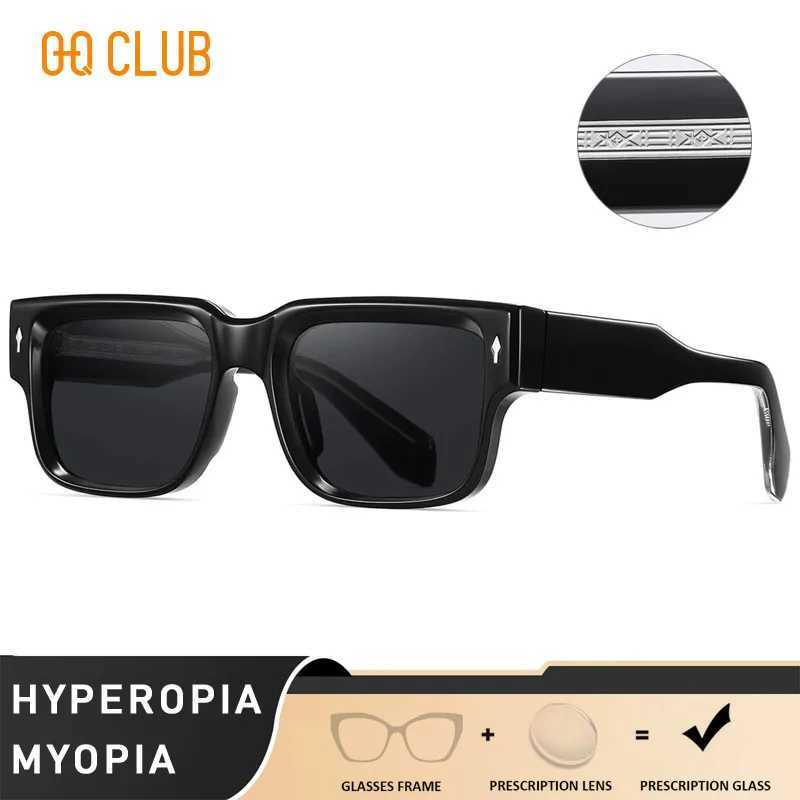 O-Q CLUB Sunglasses Mens Polarized Glasses Women Square Sunglass Man Eyewear Lunette Womens Eyepieces Lenses Woman Designer Z250411