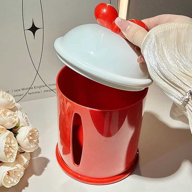 Bow paper towel storage box cute he napkin box living ro desktop creative decoration table storage box household items Y251112