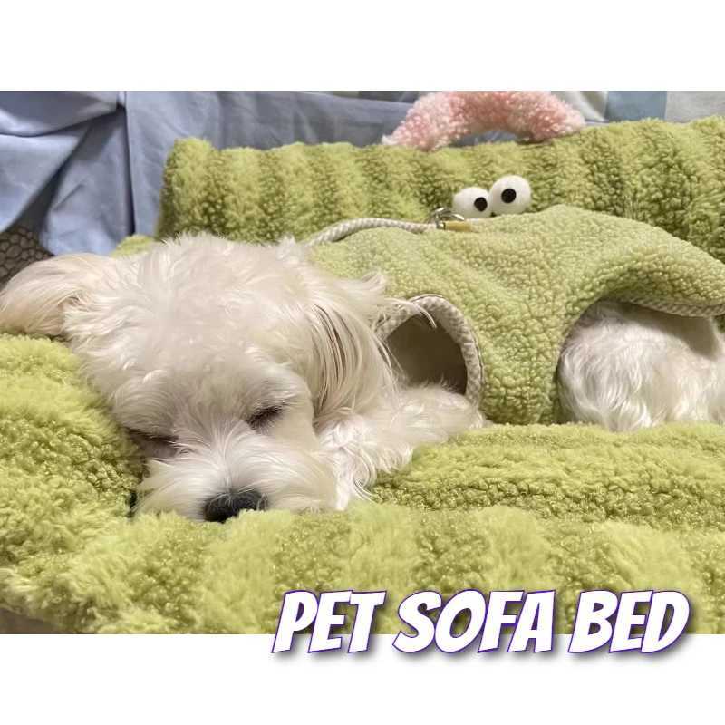 Dog specific sofa kennel winter warm pet Internet celebrity cat nest small dog sleep pad winter bed X250412