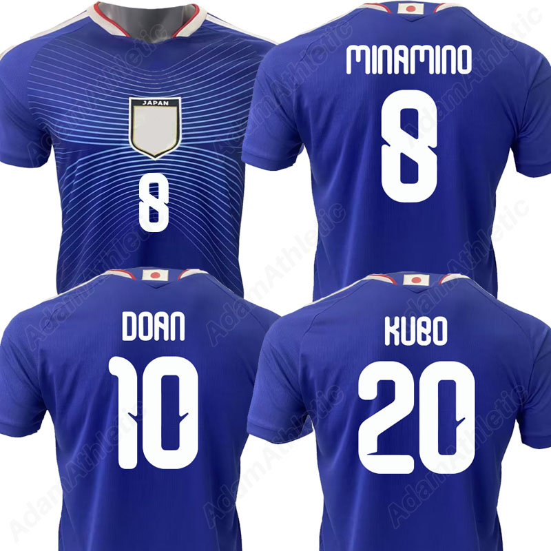 Japan jerseys 2026 world cup KUBO MINAMINO football shirts 26 27 MITOMA DOAN KAMADA soccer jersey kids kit player version