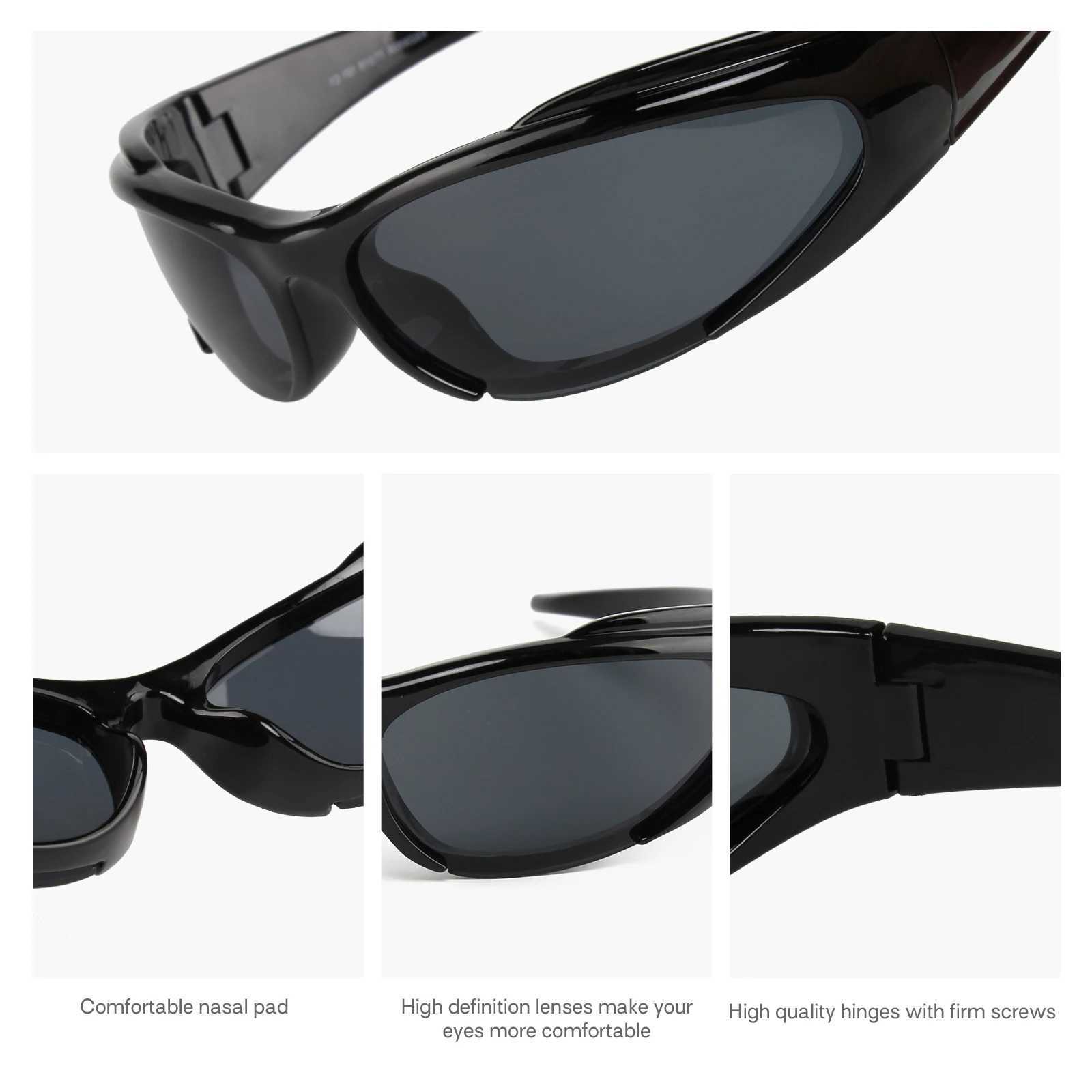 2025 Y2K Small Face Sunglasses For Women Fashion Sports Driving Mirror Goggles Vintage Sun Glasses Designer Eyewear UV400C250411