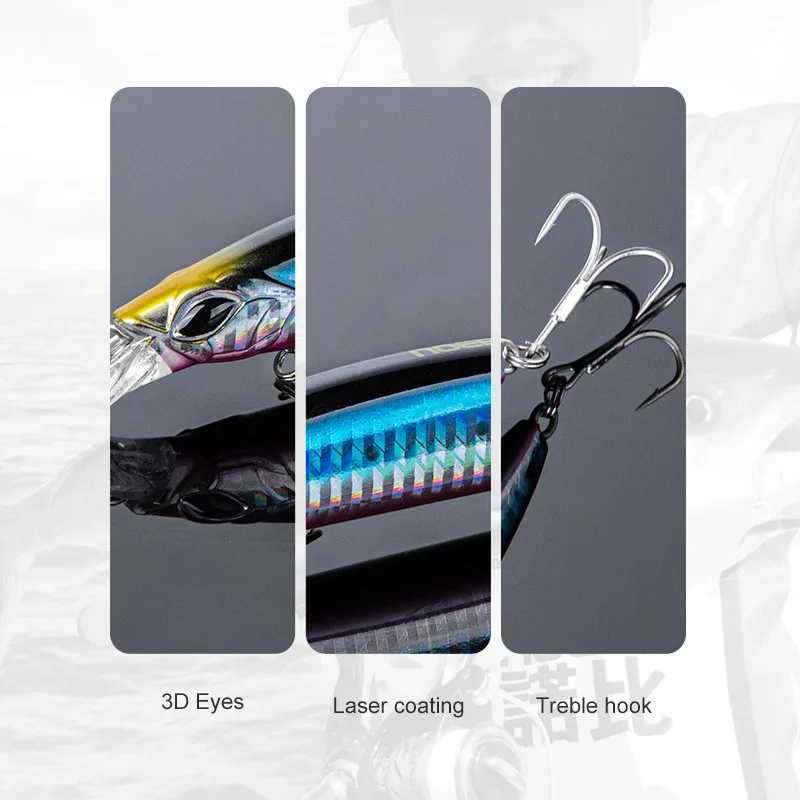 NOEBY Floating Minnow Fishing Lure 130mm 23g Long Casting Wobblers Artificial Hard Bait for Sea Bass Saltwater Fishing Tackle Z250411