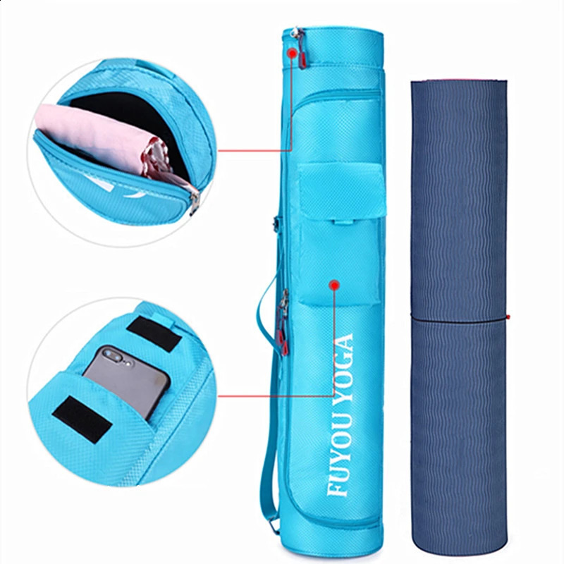 Fitness Sports Yoga Mat Bag Multifunction Pocket Yoga Knapsack Large Capacity Storage Yoga Mat Holder 250407