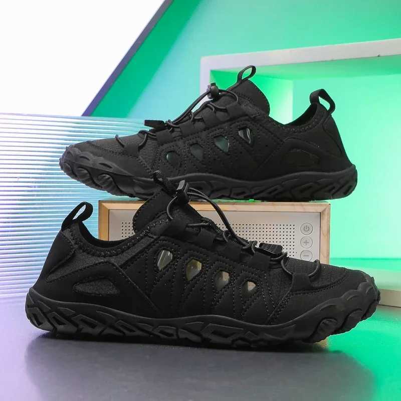 Men Outdoor Sneakers Breathable Hiking Shoes Big Size Men Wen Outdoor Hiking Sandals Men Trekking Trail Water Sandals 36-47 Z250411