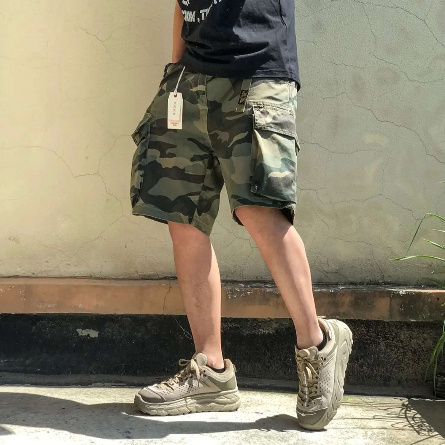 2024 Summer Men's Cargo Bermuda Cotton High Quality Hot Sale Army Multi-pocket Casual Male's Outdoor Shorts T80