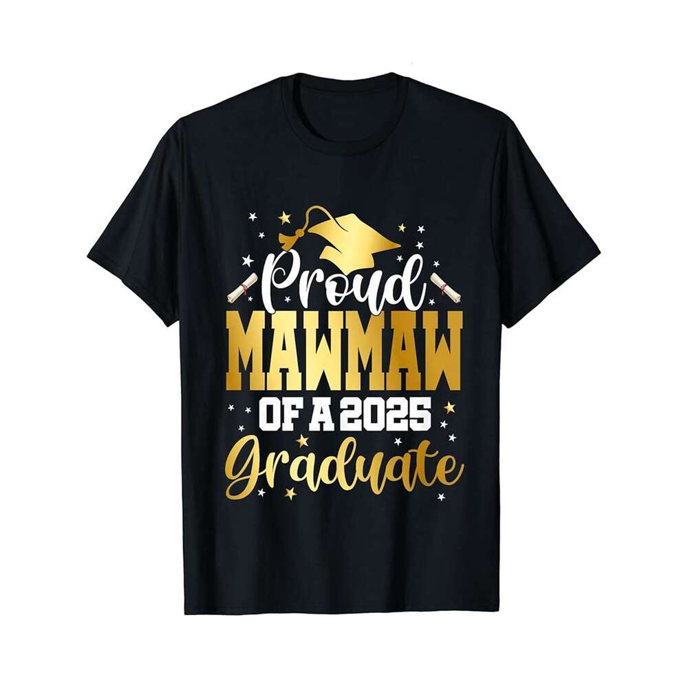 Designer T shirt Mawmaw Senior 2025 Proud Mawmaw Of A Class Of 2025 Graduate - 220g T shits