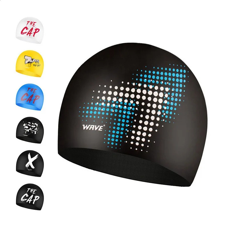 2025 Mens Swimming Cap. Waterproof and Hair-Protecting Silicone Swimming Cap 250411