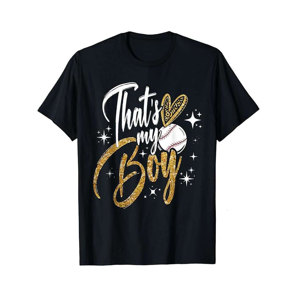 Designer T shirt Thats My Brother Out There Messy Bun Baseball Sister Girls ,100% cotton, short sleeve, Wrinkle resistant, Casual, comfortable fit - 2