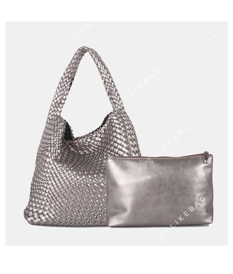 zr diary handmade woven women pu leather large capacity totes fashion shoulder bag 224bz93891