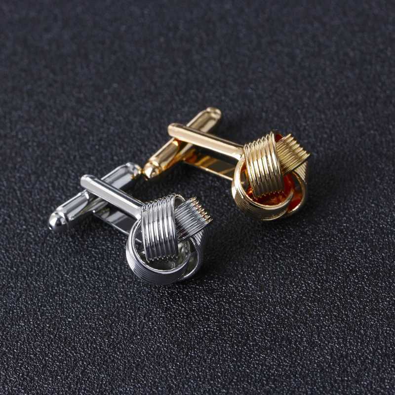 Mens shirt cufflinks silver gold galvanized unique fashion business wedding French cufflinksT250412